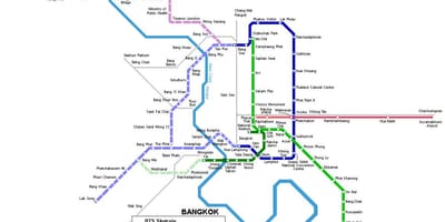 Bkk சுரங்கப்பாதை வரைபடம்