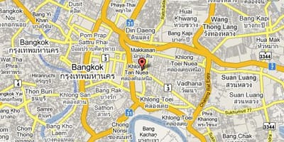 வரைபடம் sukhumvit பகுதி பேங்காக்