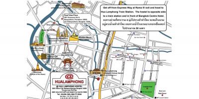 ஹுவா lamphong ரயில் நிலையம் வரைபடம்